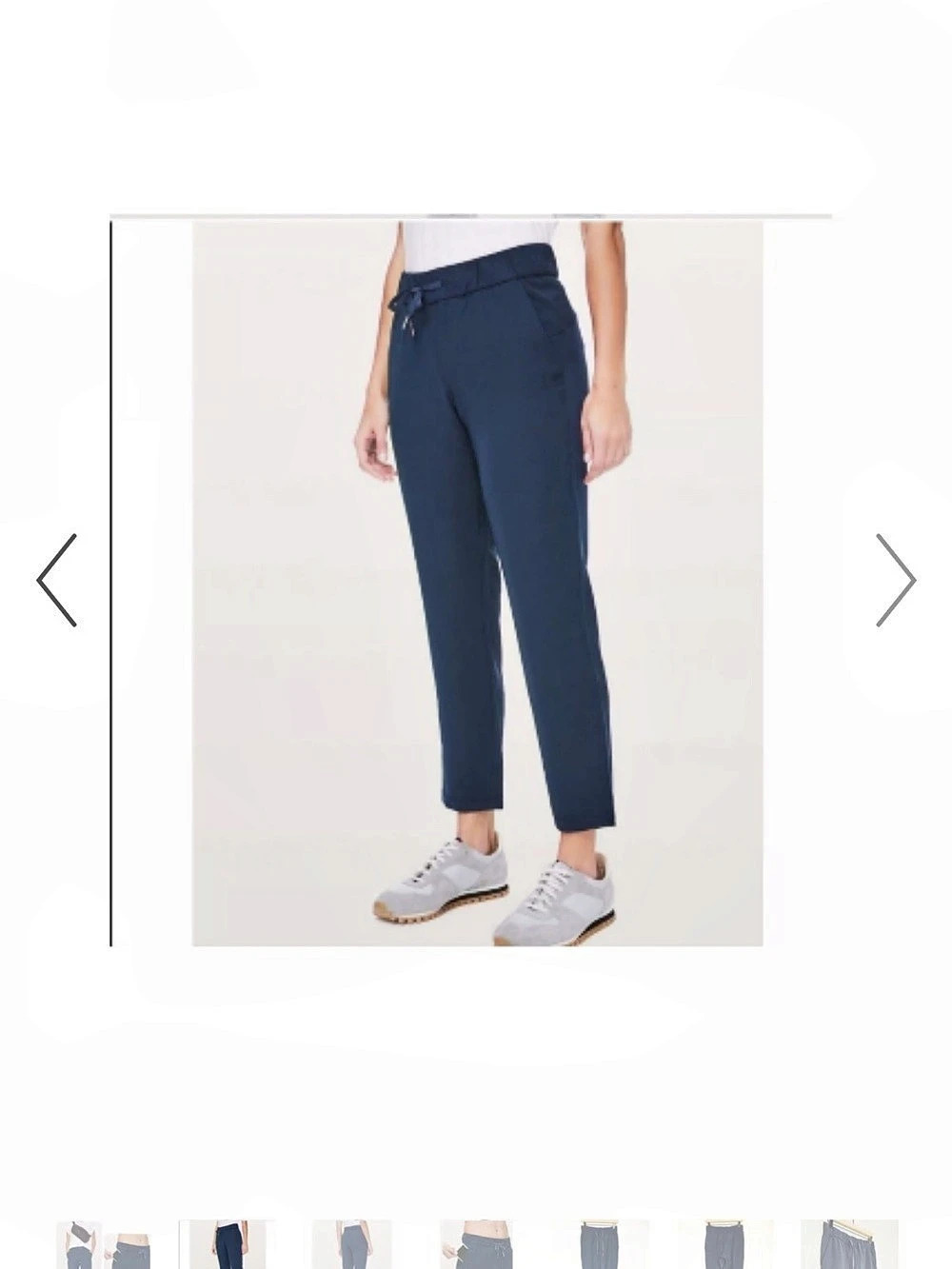 NWOT Lululemon On The Fly Pants Navy Blur Sz 10 M/L - Picture 3 of 12